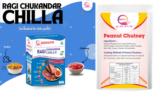 Ragi Beetroot Chilla