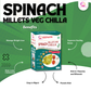 Spinach Millets Veg Chilla | Chilla Premix 250 Gm, Peanut Chutney 50g and Mix Pickle 50g | Ready To Cook | No Preservative | Made With Natural Ingredients
