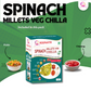 Spinach Millets Veg Chilla | Chilla Premix 250 Gm, Peanut Chutney 50g and Mix Pickle 50g | Ready To Cook | No Preservative | Made With Natural Ingredients
