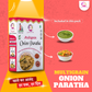 Multigrain Onion Paratha | Paratha Premix 300 Gm, Peanut Chutney 50g and Mix Pickle 50g | Ready To Cook | No Preservative | Made With Natural Ingredients