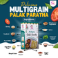 Multigrain Palak Paratha | Paratha Premix 300 Gm, Peanut Chutney 50g and Mix Pickle 50g | Ready To Cook | No Preservative | Made With Natural Ingredients