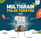 Multigrain Palak Paratha | Paratha Premix 300 Gm, Peanut Chutney 50g and Mix Pickle 50g | Ready To Cook | No Preservative | Made With Natural Ingredients