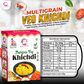 Multigrain Veg Khichdi | Premix Khichdi 300 Gm, Peanut Chutney 50g and Mix Pickle 50g | Ready in 10 Minutes | Rich in Protein & High Fiber