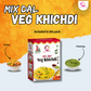 Mix Dal Veg Khichdi | Premix Khichdi 300 Gm, Peanut Chutney 50g and Mix Pickle 50g  | Made With Natural Ingredients | Rich in Protein & High Fiber