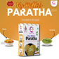Wheat Free Veg Millets Paratha | Paratha Premix 300 Gm, Peanut Chutney 50g and Mix Pickle 50g | Ready To Cook | No Preservative | Made With Natural Ingredients