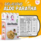 Aloo Paratha | Paratha Premix 300 Gm, Peanut Chutney 50g and Mix Pickle 50g | Made With Natural Ingredients  | Taste of Bihar
